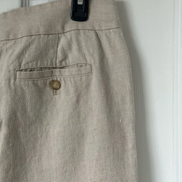 LOFT Women's Cream Wide Leg Pants - Picture 4 of 4